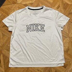 Nike Dri-Fit White Short Sleeve Jersey
